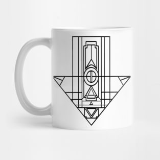 Geometric Arrow Outline Mug